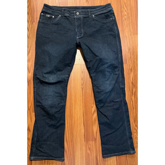 Kuhl Jeans Blue Thermik Stretch Articulated Knee Mens 40x32 Work Wear 5143 - Picture 2 of 9